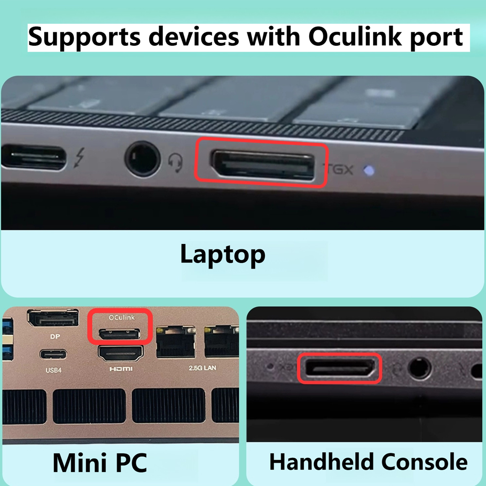 Oculink / M.2 Dock GPU Ekstern - Oculink Gpu Dock Station ulasan dan harga